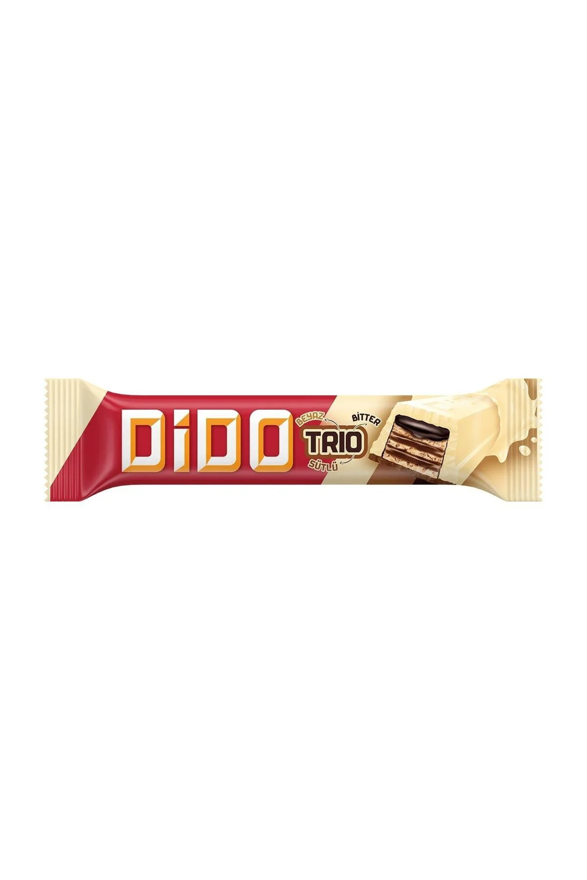 Dido Trio Beyaz Çikolatalı Gofret 36,5 gr