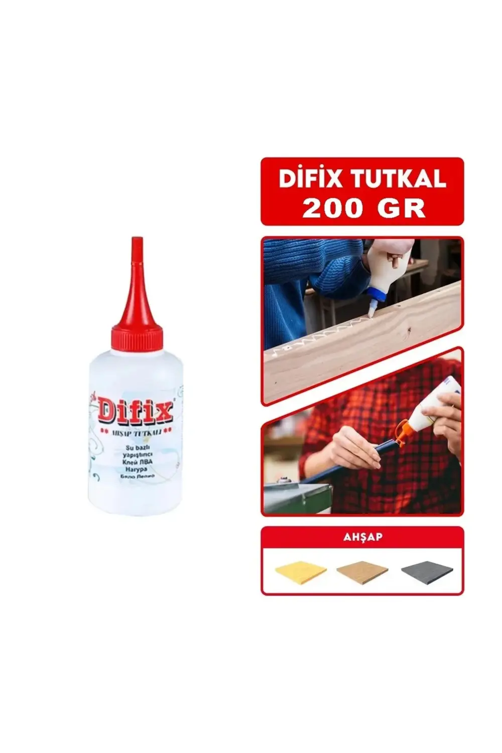 Difix Su Bazlı Ahşap Tutkalı