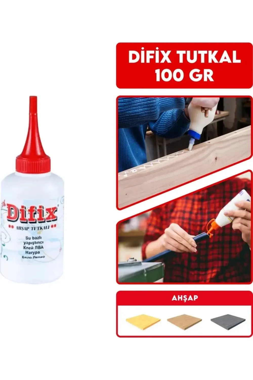 Difix Su Bazlı Ahşap Tutkalı