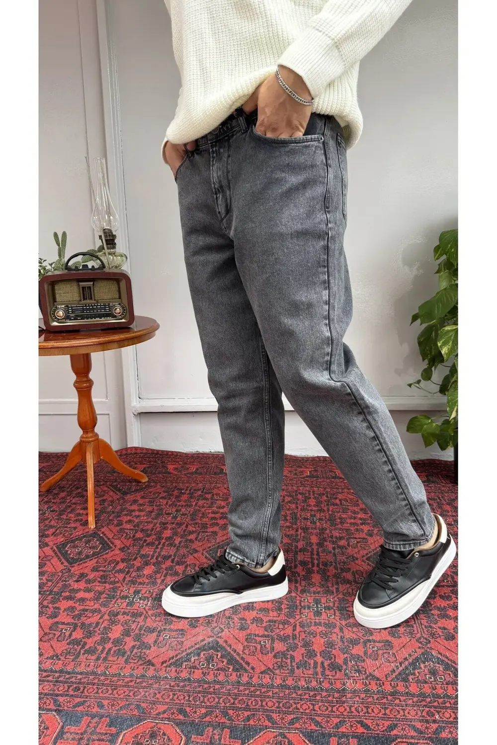 Difransel Yıkamalı Füme Banan Jean