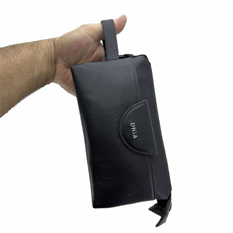 Diga Diga Hakiki Deri 3006 Dopp Kit El Çantasi Kahve