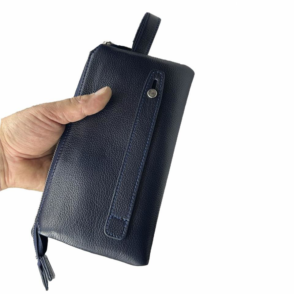 Diga Diga Hakiki Deri 3006 Dopp Kit El Çantasi Lacivert