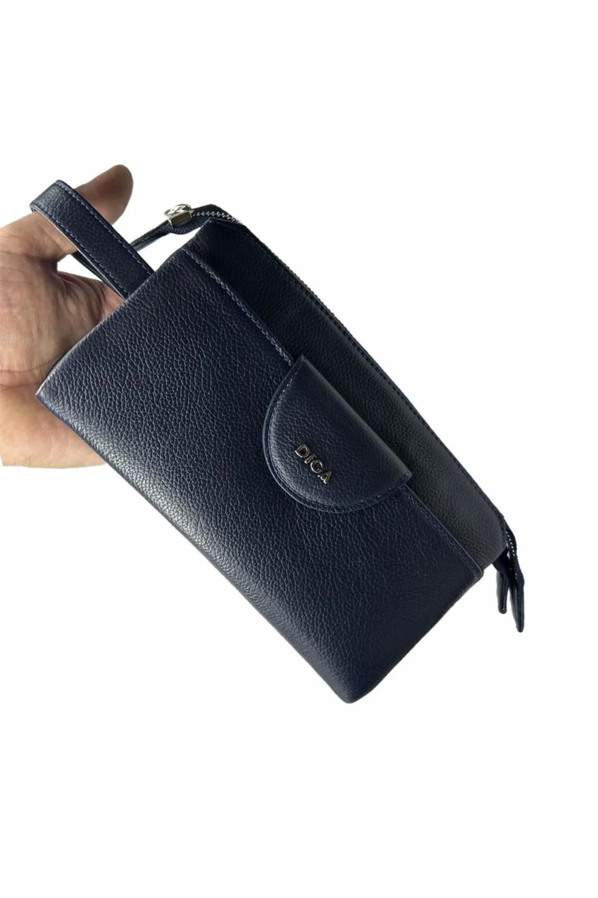 Diga Hakiki Deri 3006 Dopp Kit El Çantası Lacivert Diga Hakiki Deri 3006 Dopp Kit El Çantası Lacivert