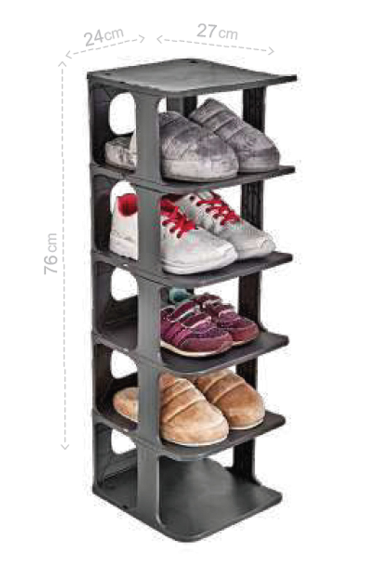 Naturawin Digaworld Jupıter Shoe Ayakkabılık Gri