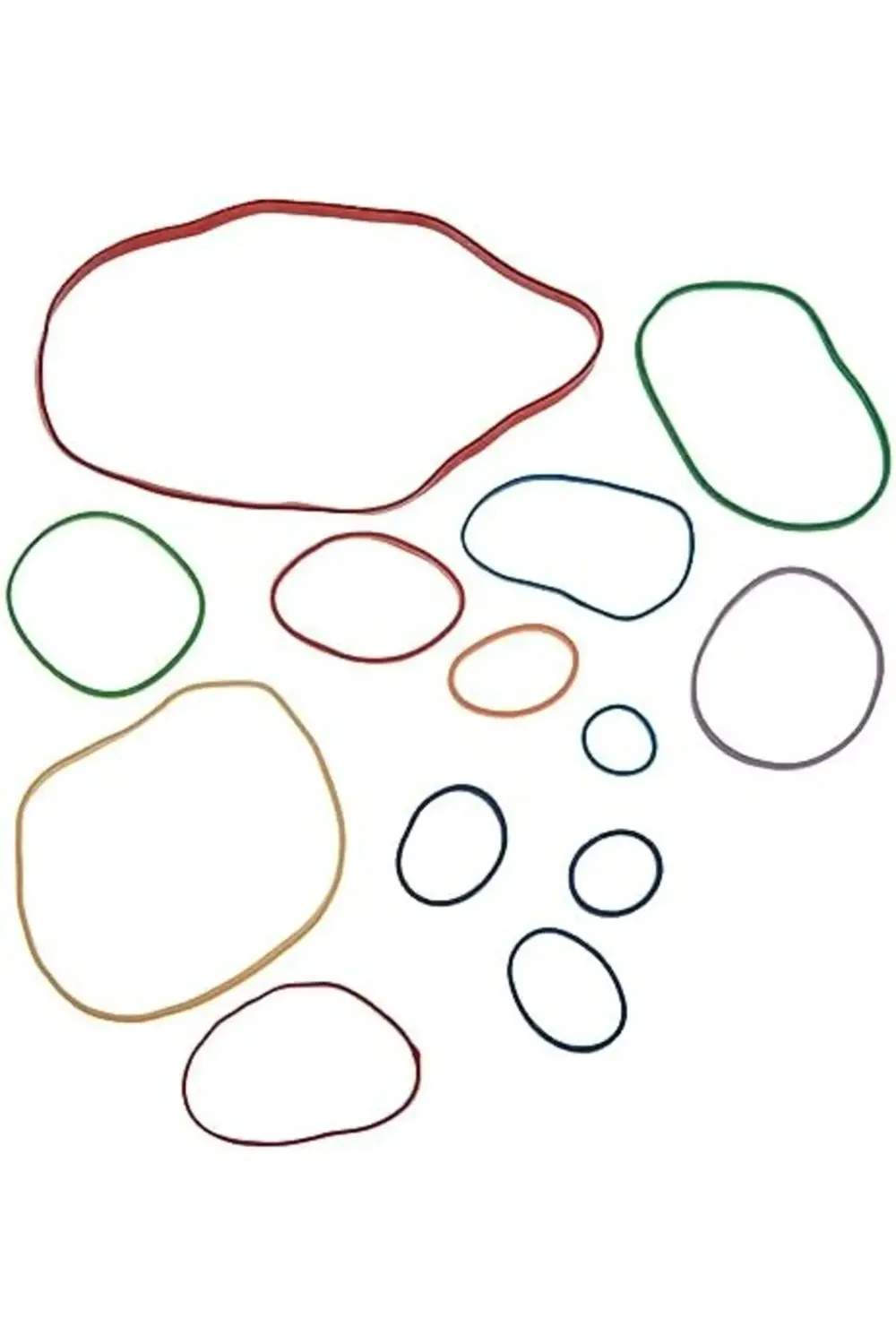 Diger Apli Renkli Paket Lastiği 100 Gr Karışık Boy 1178227