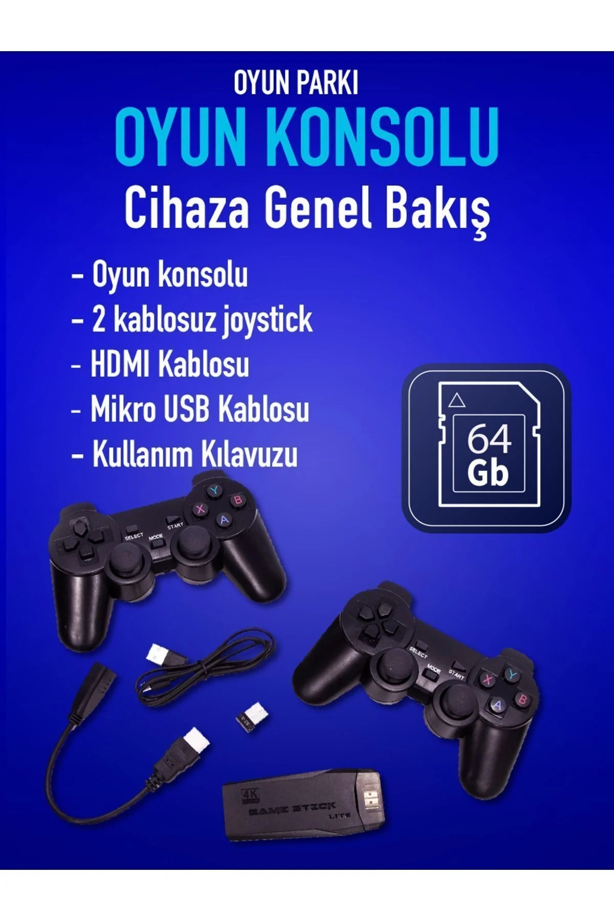 Diğer Oyun Konsolları - Renk: Siyah, Bluetooth, Özellik: Kumandalı | Teknik Özellikleri ve Kullanım
