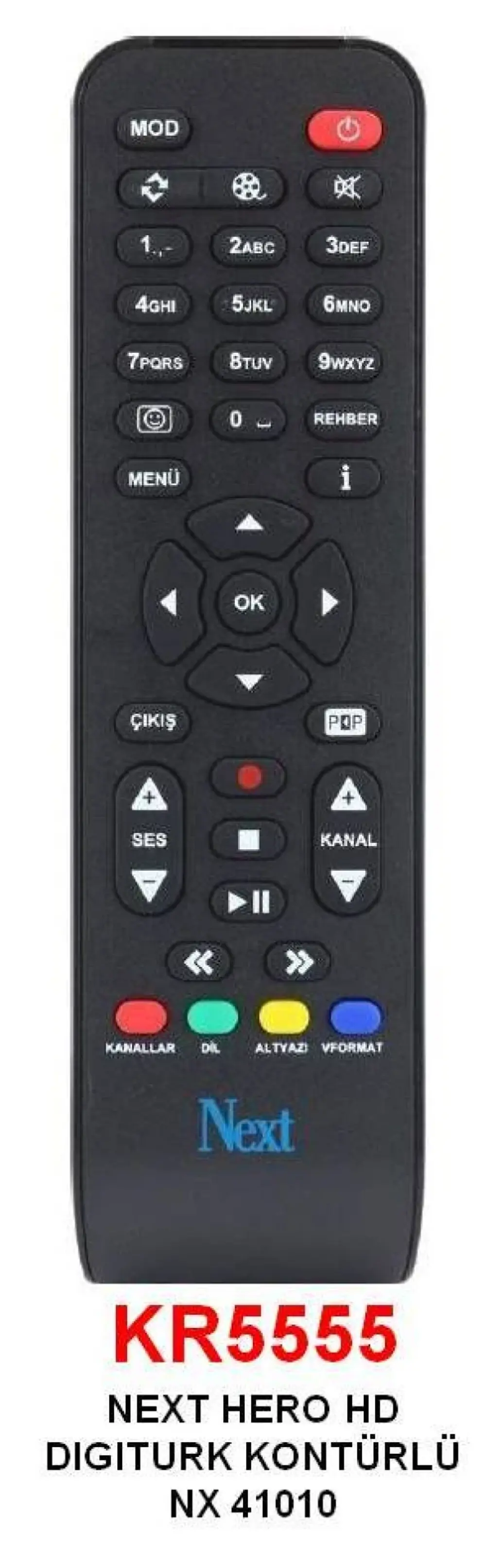 Digitürk 41010 Hd Uydu Kumanda Kr5555 Digitürk 41010 Hd Uydu Kumanda Kr5555
