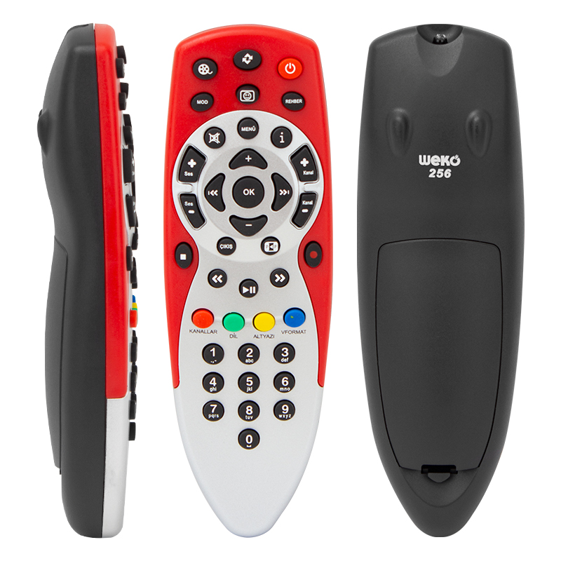 DIGITURK DT-8003 HD PLUS KIRMIZI UYDU KUMANDASI (4741)