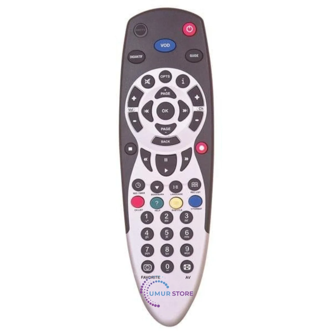 Digiturk+Plus IQ Vod Tuşlu Uydu Kumandası
