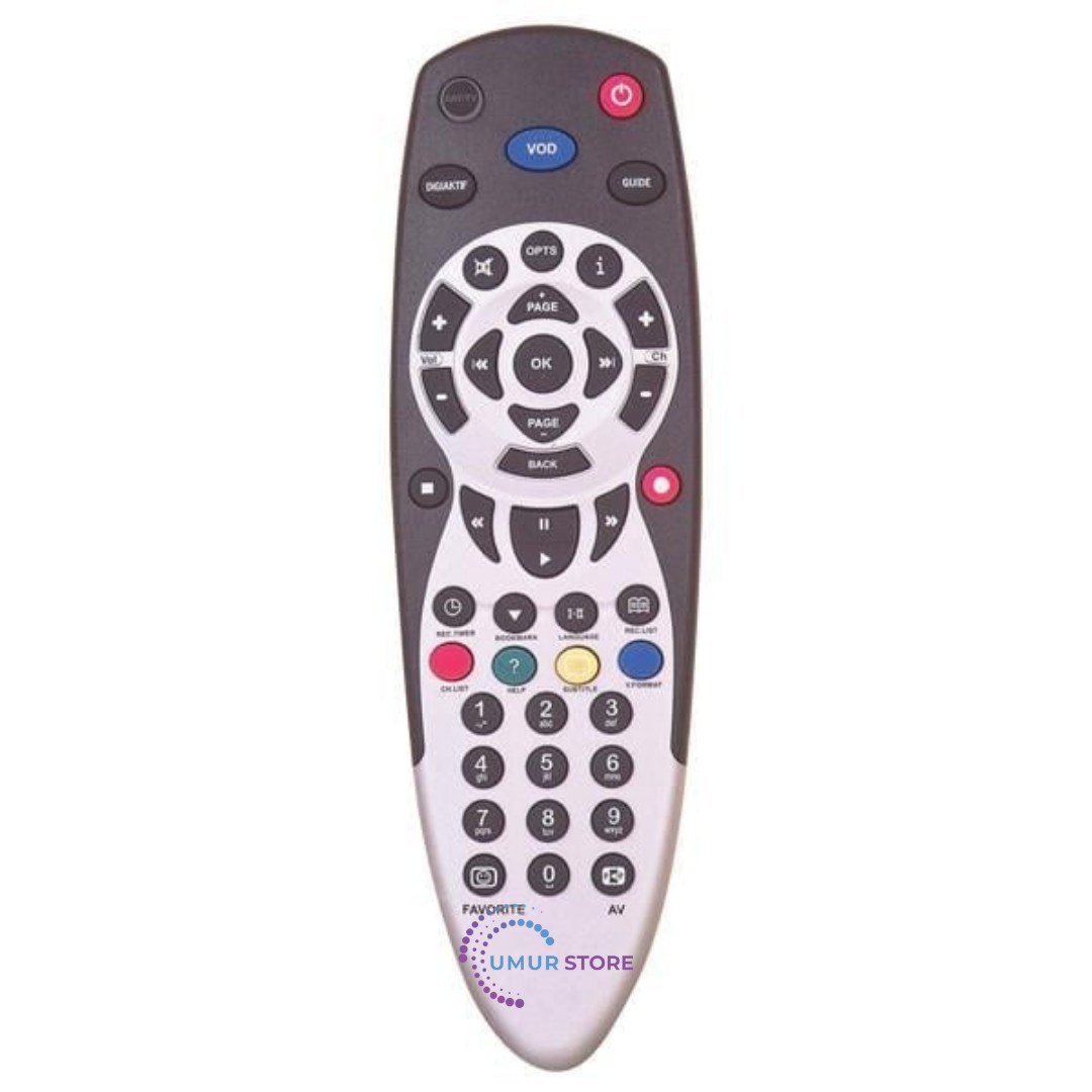 Digiturk+Plus IQ Vod Tuşlu Uydu Kumandası