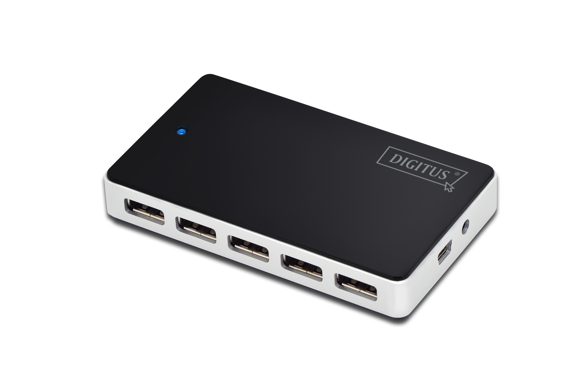 Digitus 10 Port USB Hub, USB 2.0, güç adaptörlü, plastik TdrTR