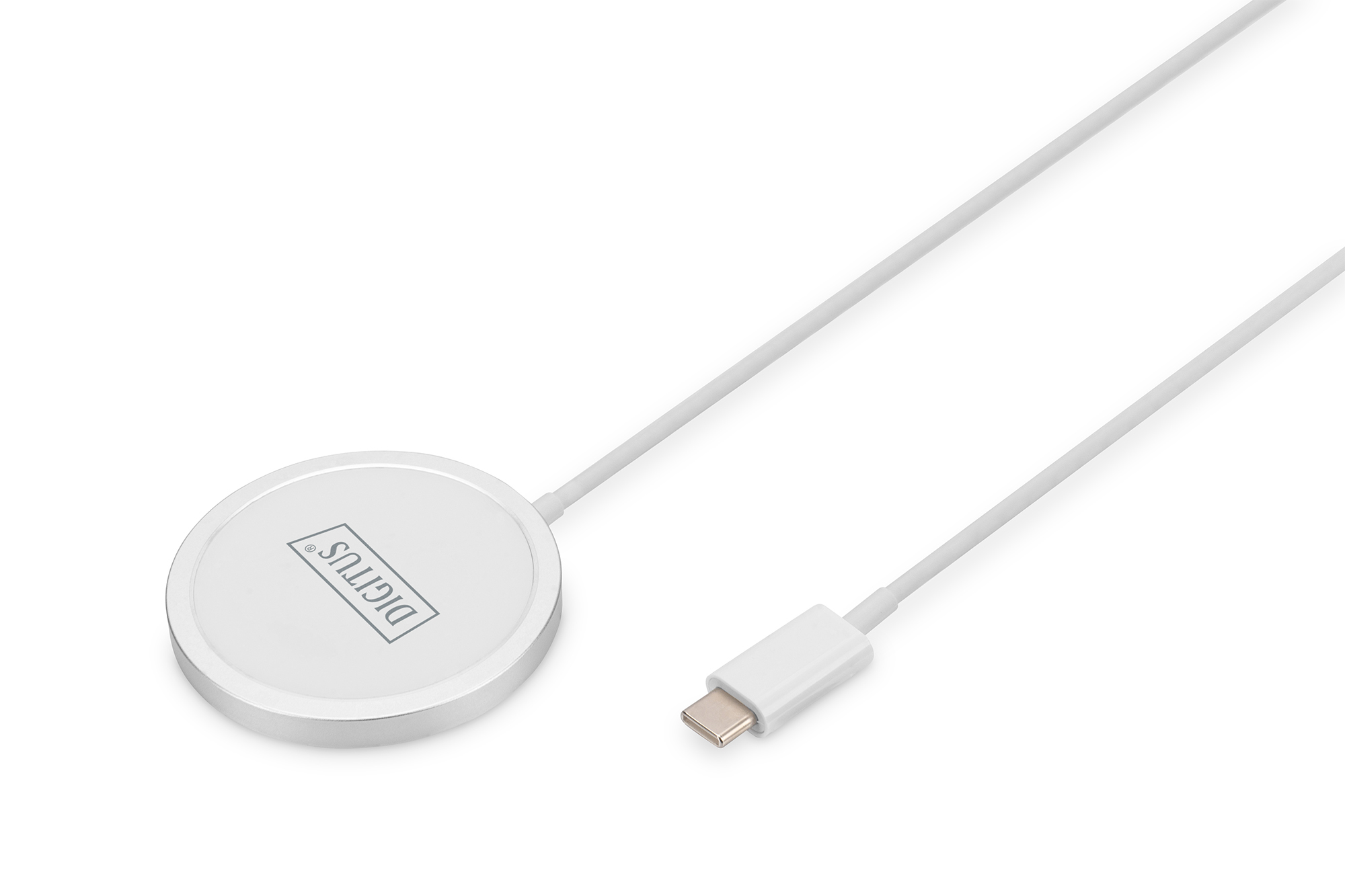 Digitus Kablosuz Şarj Pad/Altlık, Mıknatıslı, 15W, MagSafe uyumlu
