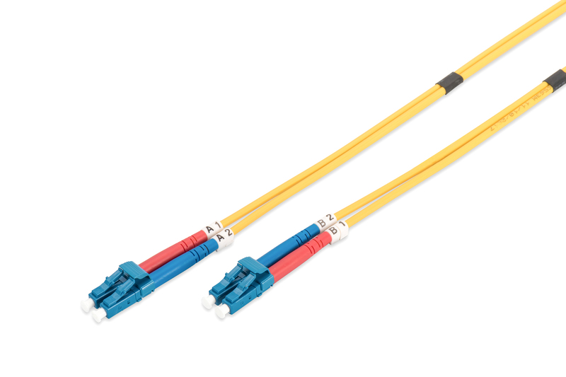 Digitus LC-LC Fiber Optik Patch Kablo, 3 metre, Singlemode, Duple