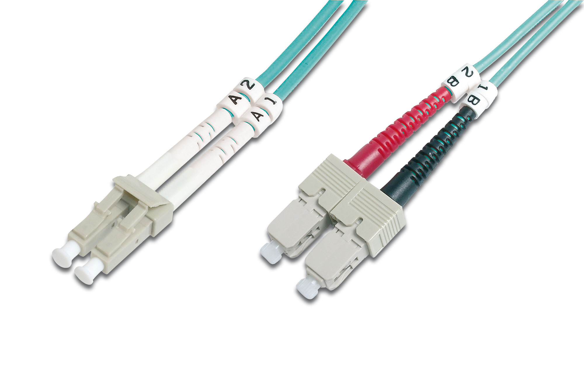 Evimdeyokyok Digitus Lc-Sc Fiber Optik Patch Kablo, 1 Metre, Multimode, Duplex