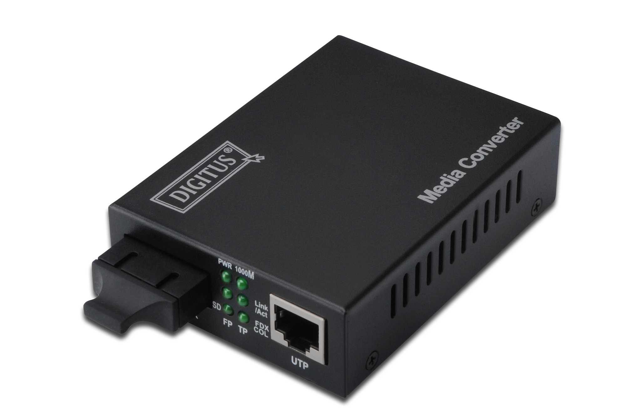 Digitus Media/Rate Converter, 10/100/1000Base-T - 1000Base-SX (Mu
