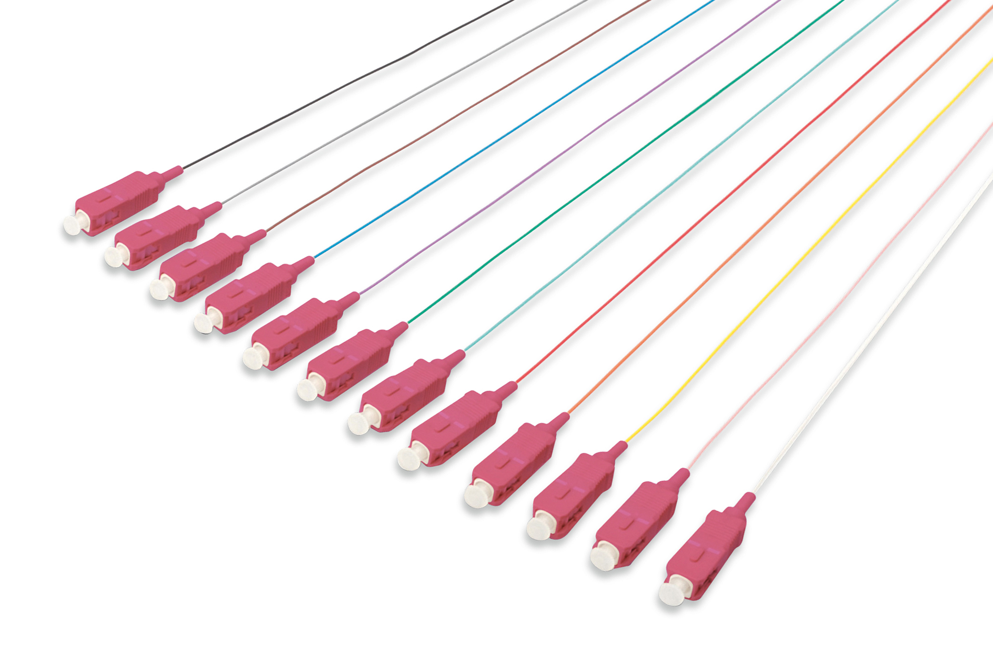 Digitus SC Fiber Optik Pigtail Seti, 12 adet, 50/125 OM4 0.9mm LS