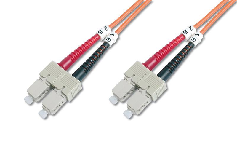 Digitus SC-SC Fiber Optik Patch Kablo, 3 metre, Multimode, Duplex