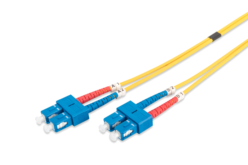 Digitus SC-SC Fiber Optik Patch Kablo, 3 metre, Singlemode, Duple