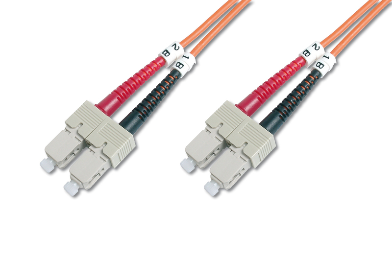 Digitus SC-SC Fiber Optik Patch Kablo, 5 metre, Multimode, Duplex