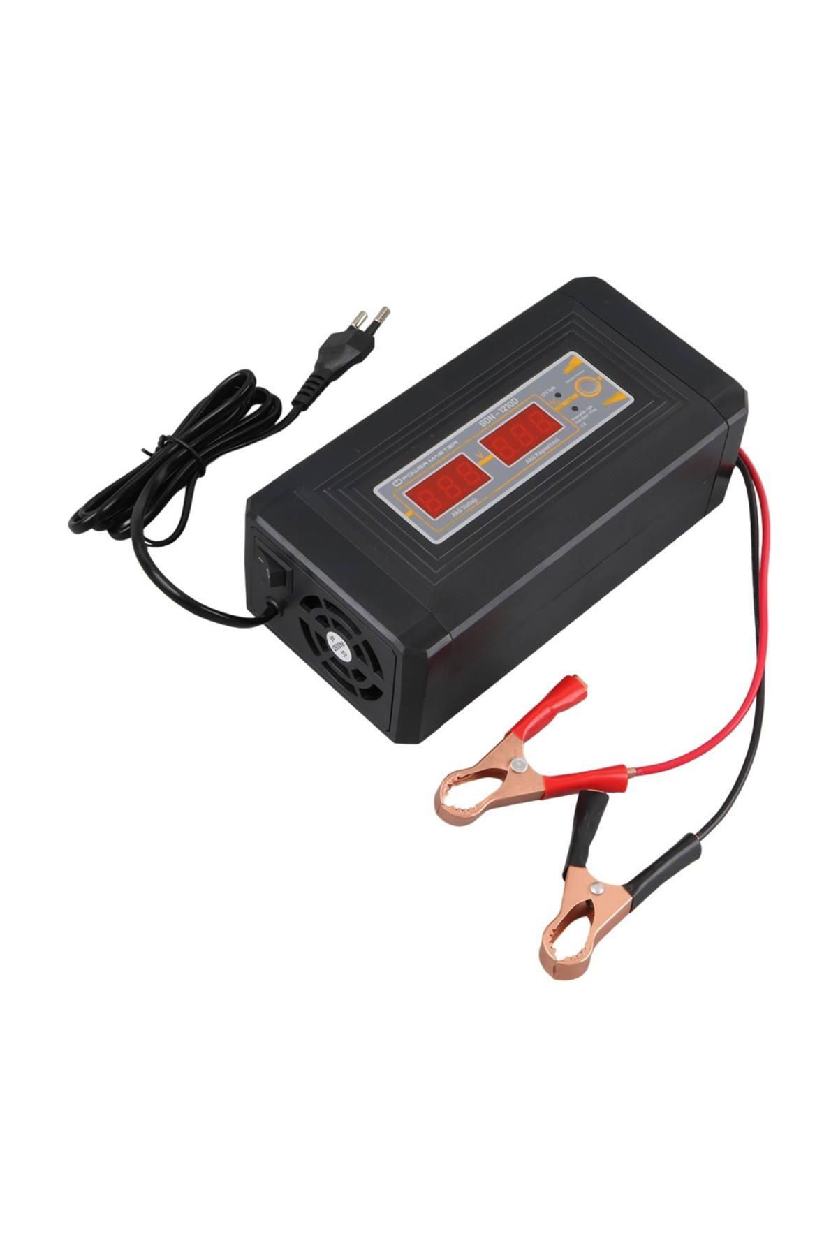 Dijital Akü Şarj Cihazı 12V/24V 10A – Akıllı, Kuru/Asit/Jel Uyuml