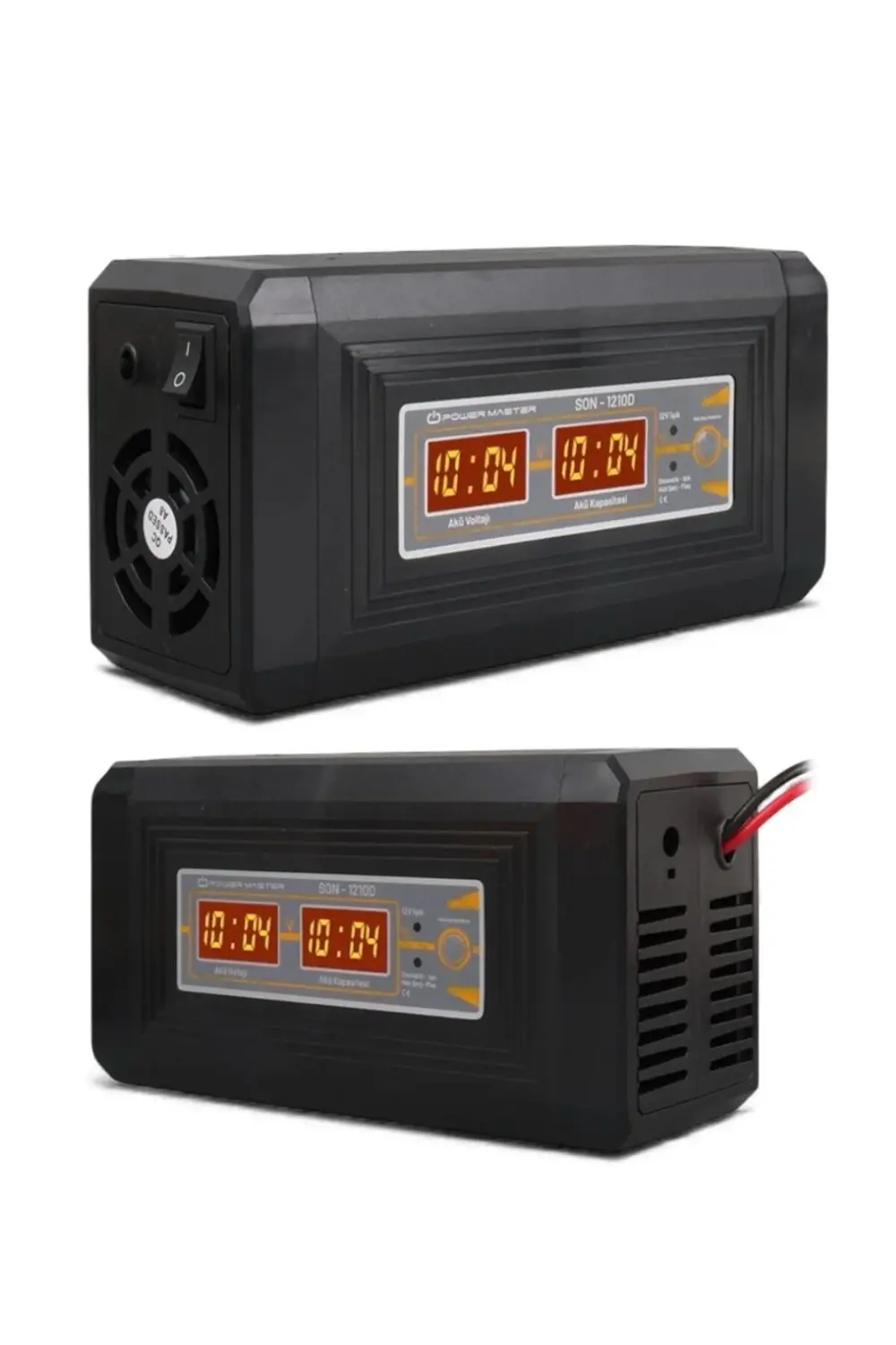 Dijital Akü Şarj Cihazı 12V/24V 10A – Akıllı, Kuru/Asit/Jel Uyuml