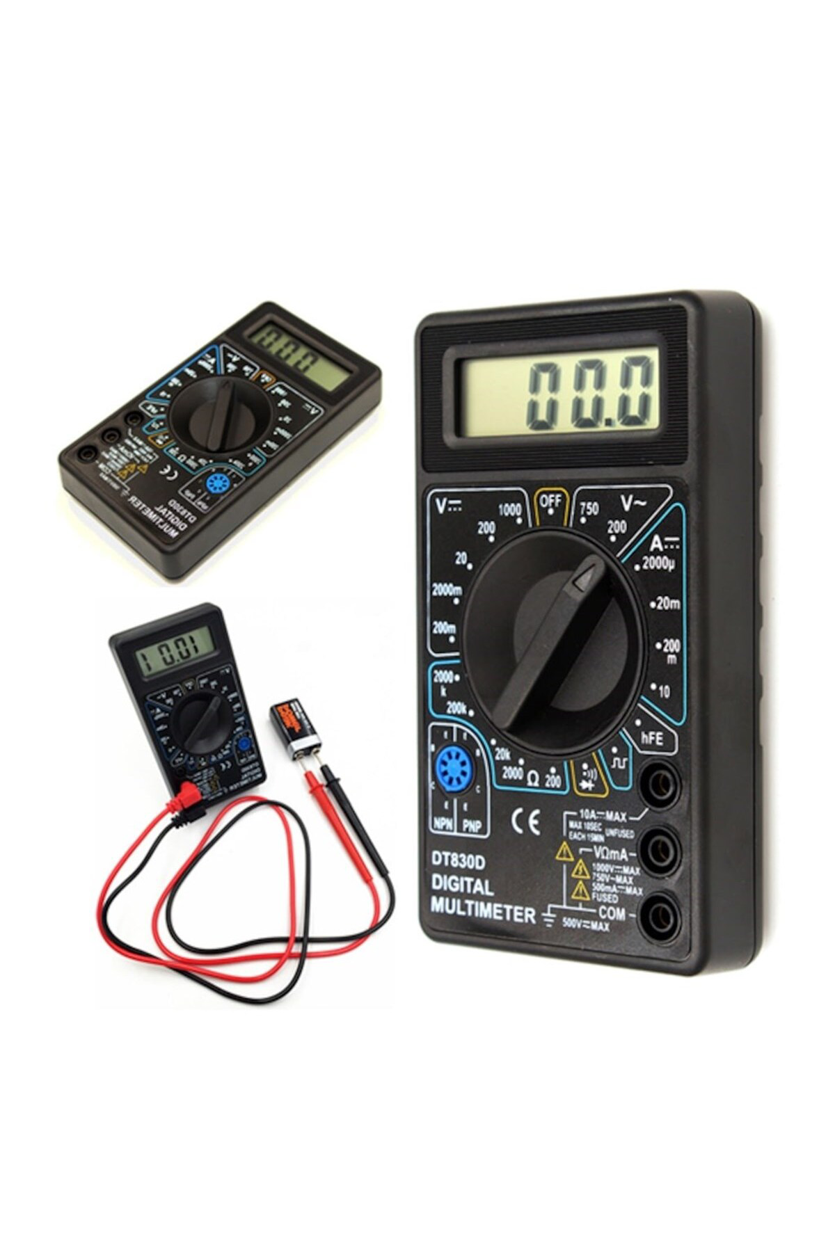 Ok Aksesuar Dijital Avometre Multimetre Ölçü Aleti Akim Voltaj Direnç Ölçer G Ok Aksesuar Dijital Avometre Multimetre Ölçü Aleti Akim Voltaj Direnç Ölçer G
