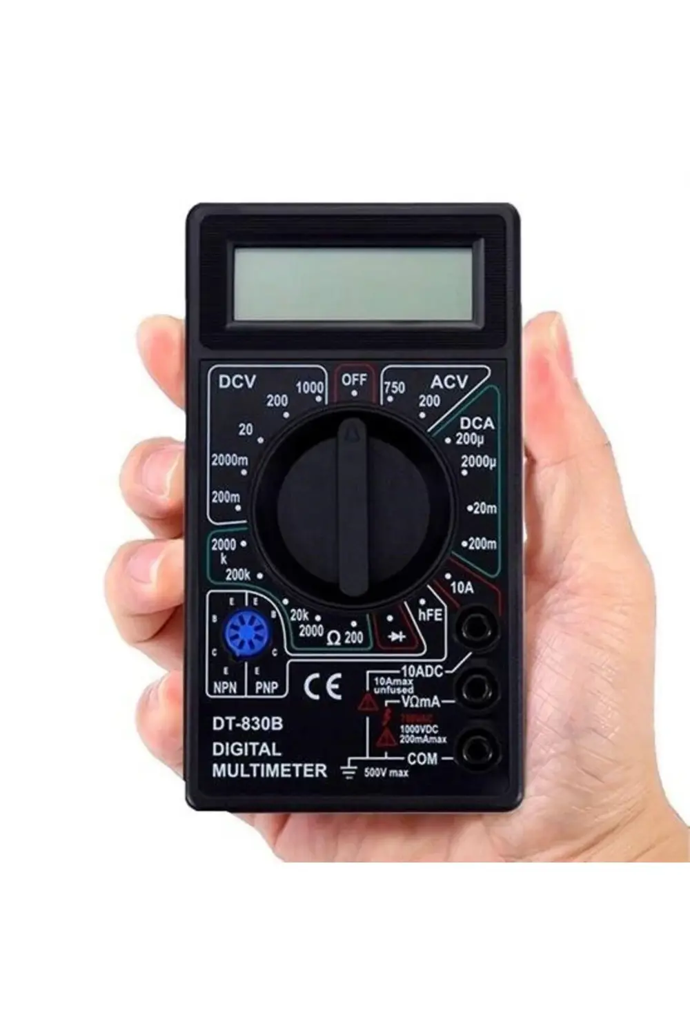 ® Dijital Avometre Multimetre Ölçü Aleti Akım Voltaj Direnç Ölçer