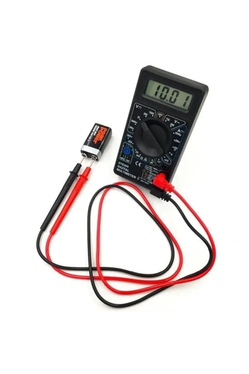 ® Dijital Avometre Multimetre Ölçü Aleti Akım Voltaj Direnç Ölçer
