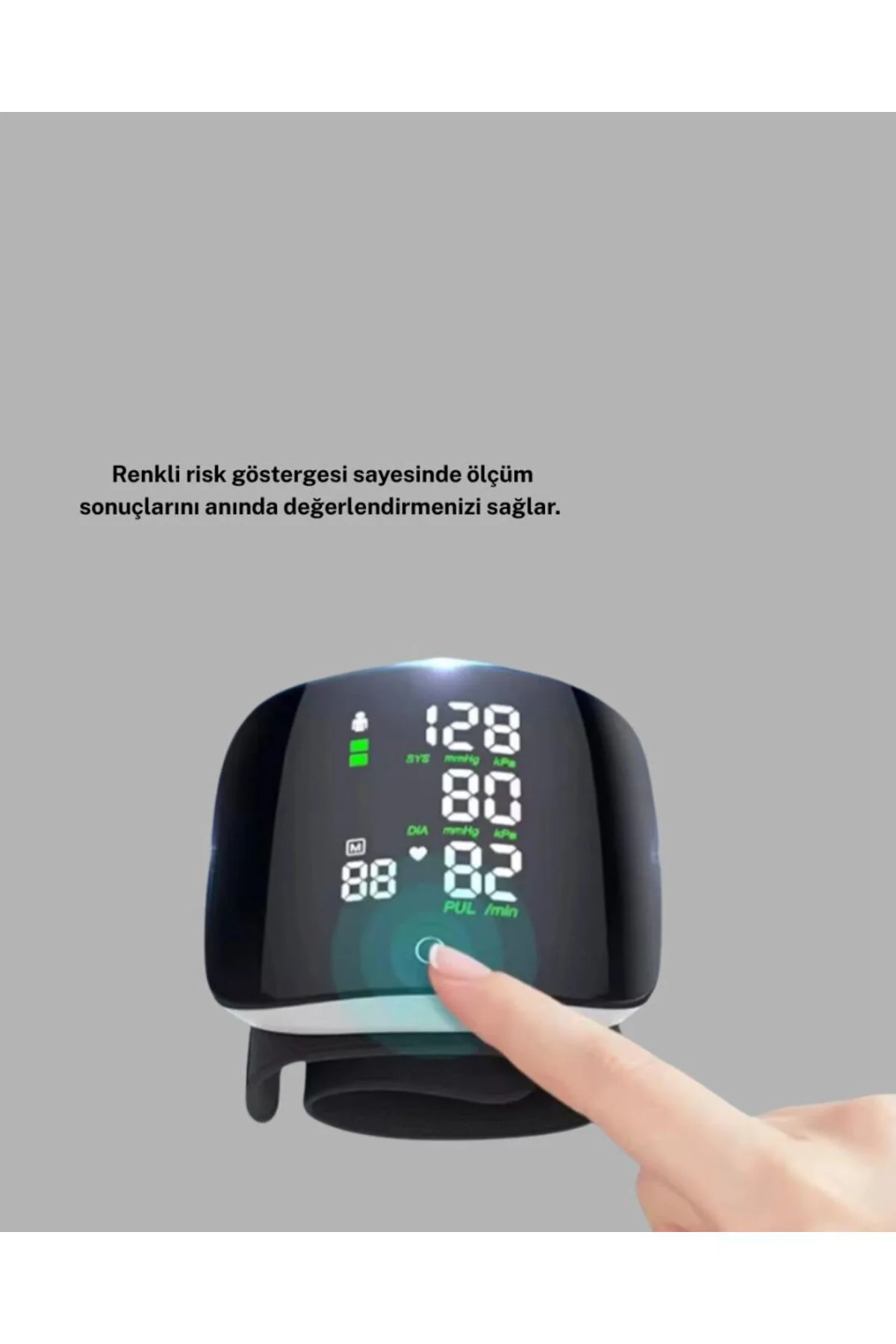 Dijital Bilek Tansiyon Aleti – Çift Kullanıcı Hafızalı, Aritmi Uy