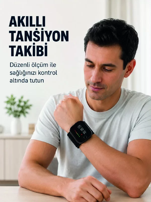 Dijital Bilek Tipi Tansiyon Ölçüm Cihazı Hafızalı Tasarım - Modern ve Şık Çözüm