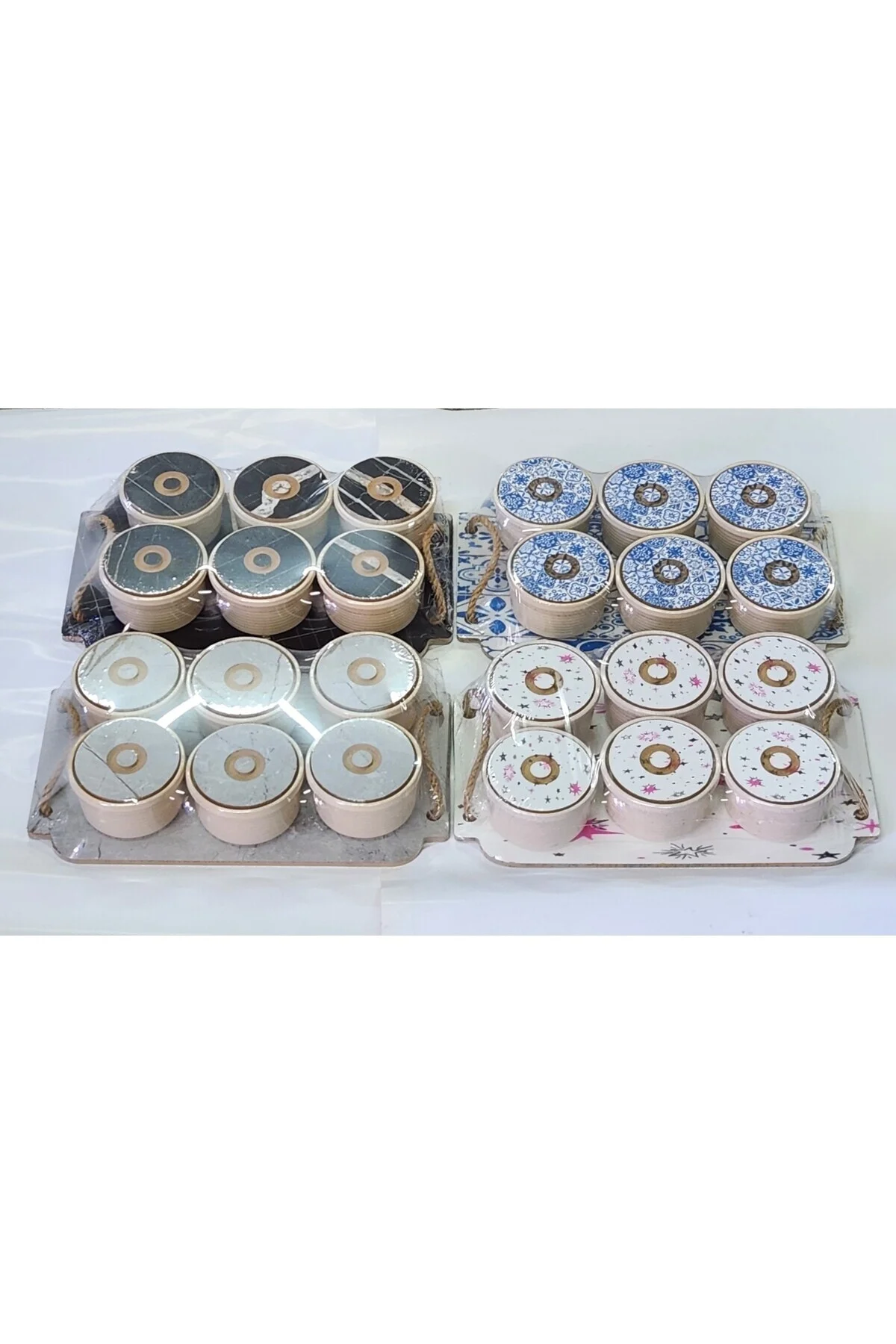 DİJİTAL DESEN 6 LI KAHVALTILIK