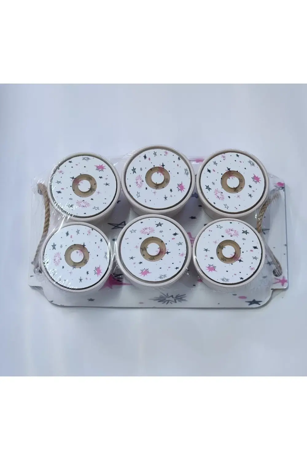 DİJİTAL DESEN 6 LI KAHVALTILIK