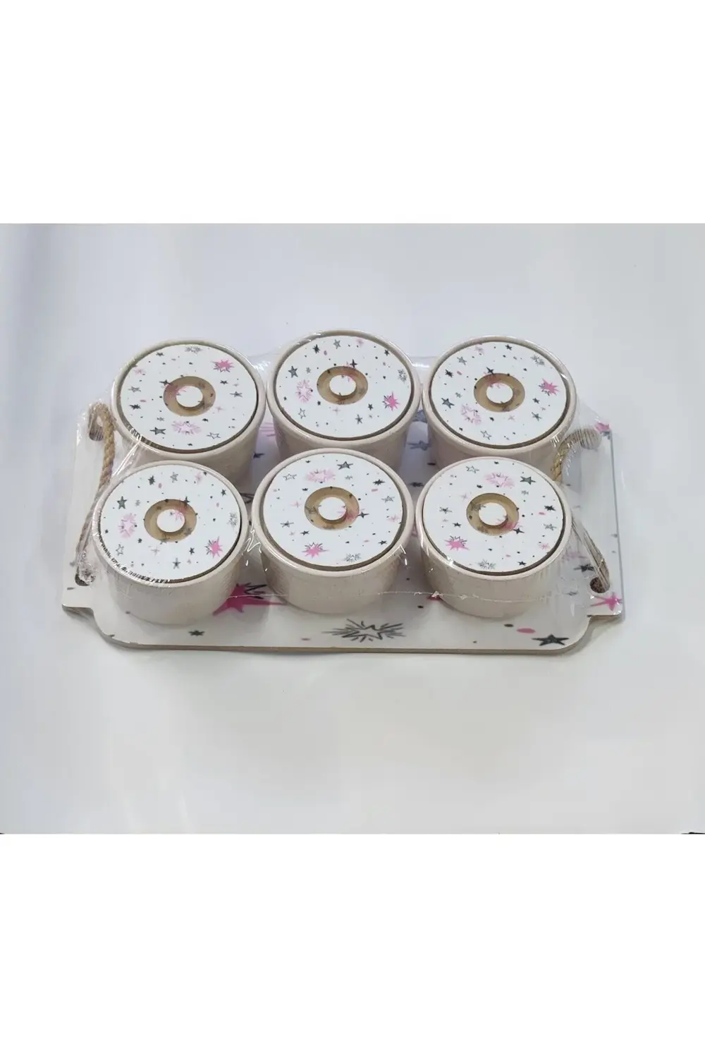 DİJİTAL DESEN 6 LI KAHVALTILIK