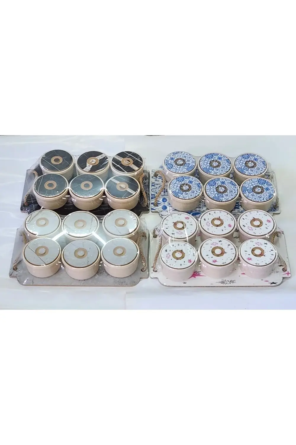 DİJİTAL DESEN 6 LI KAHVALTILIK