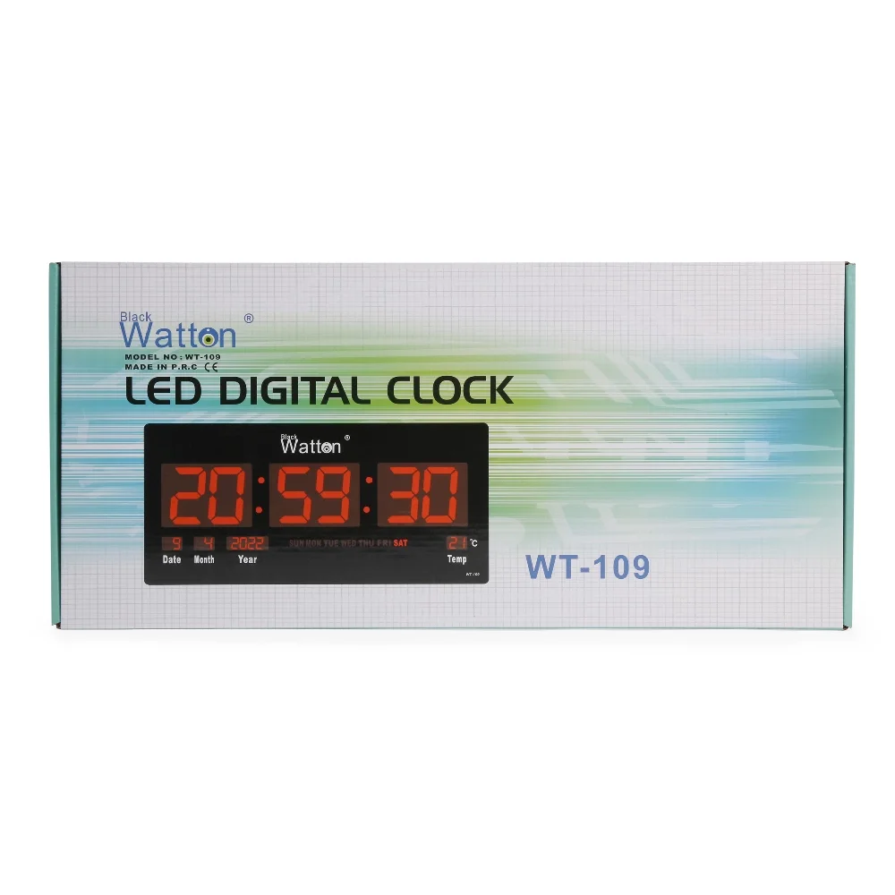 Dijital Duvar Ve Masa Saati Wt-109 Dijital Duvar Ve Masa Saati Wt-109