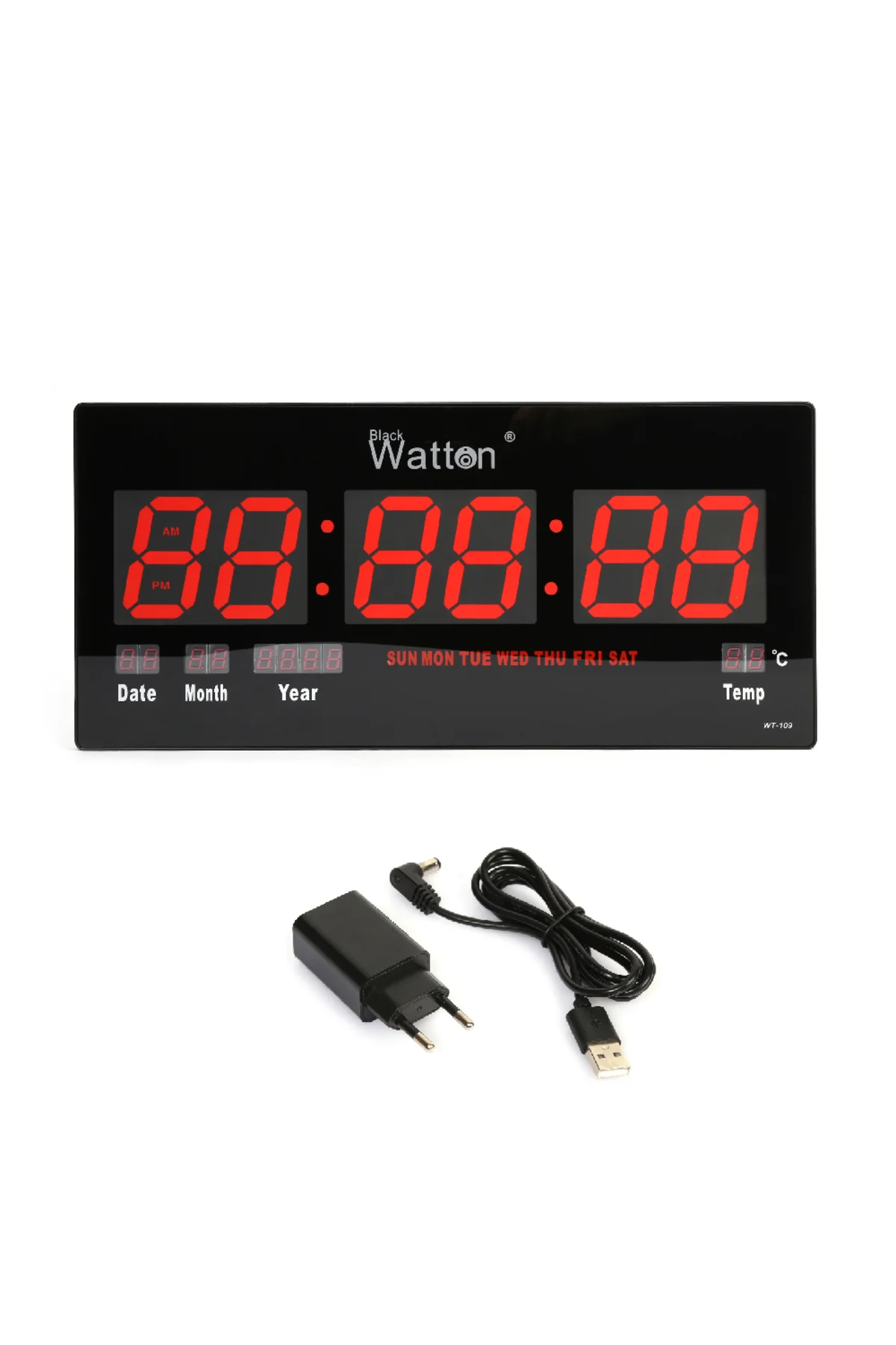 Dijital Duvar ve Masa Saati Watton Wt-109 Dijital Duvar ve Masa Saati Watton Wt-109