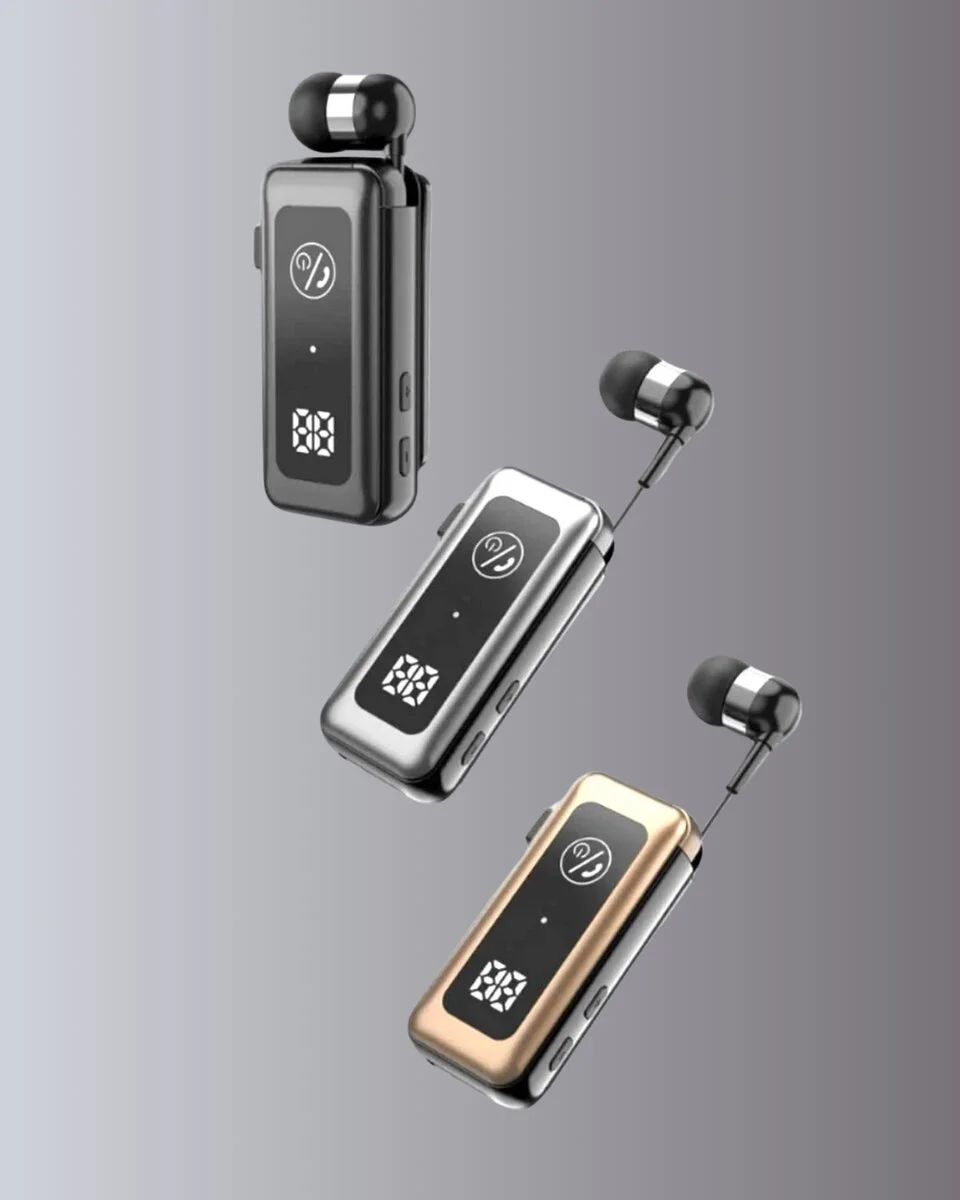 Dijital Ekranlı Hızlı Şarjlı Bluetooth 5.2 Makaralı Kulaklık - 20 Saat Pil Ömrü ve Gürültü Engelleme