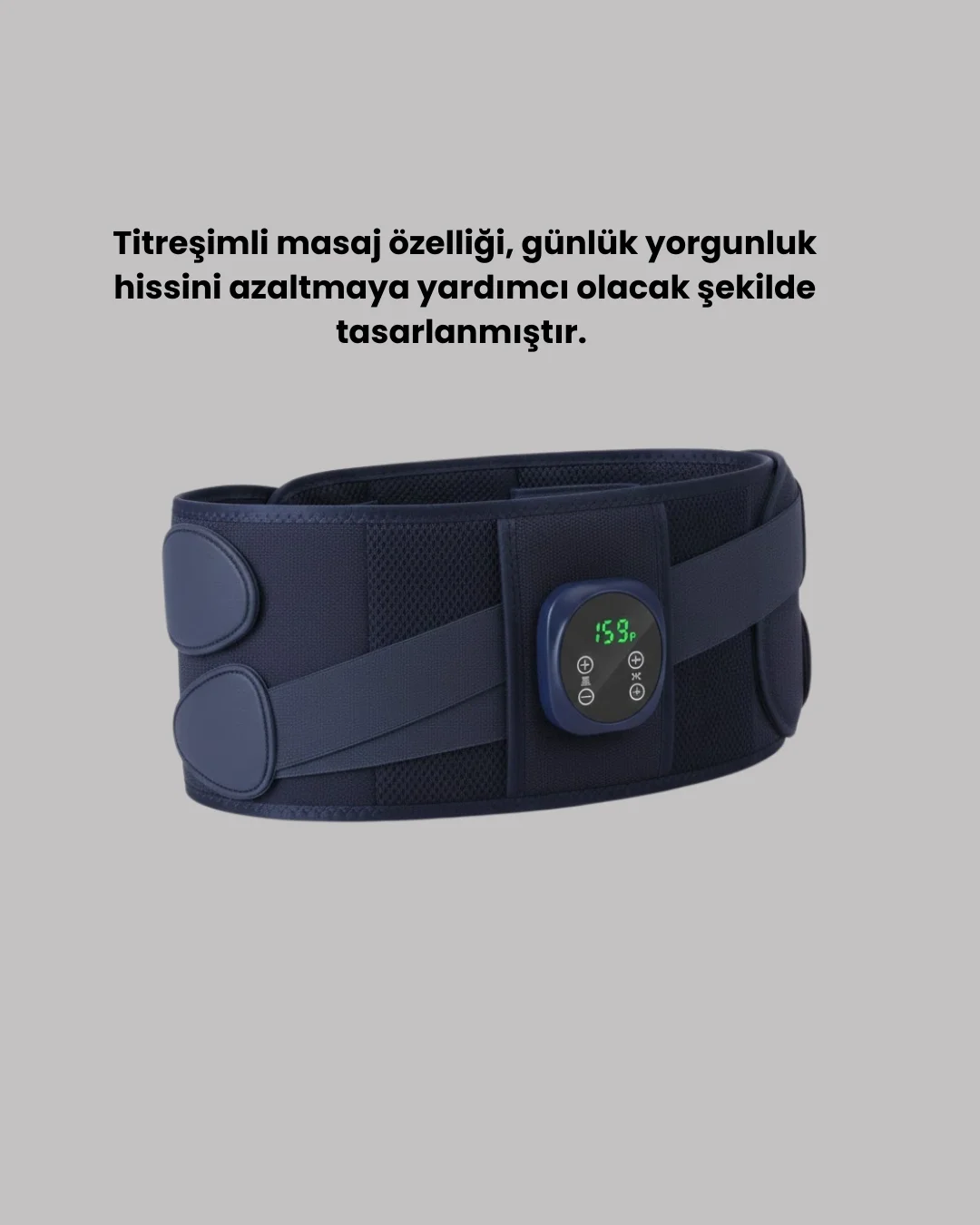 Dijital Ekranlı Isıtmalı Masaj Kemeri Bel Çevresi 100 cm Altı İçin Uygun Fiyatı, Yorumları ve Özellikleri