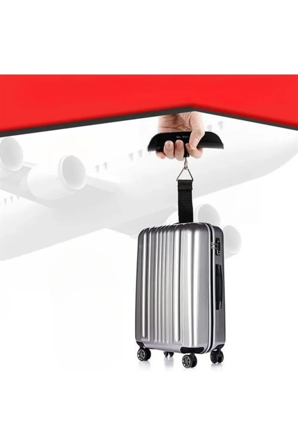 ® Dijital Ekranlı Valiz Kilo Ölçücü Hassas Valiz Tartısı