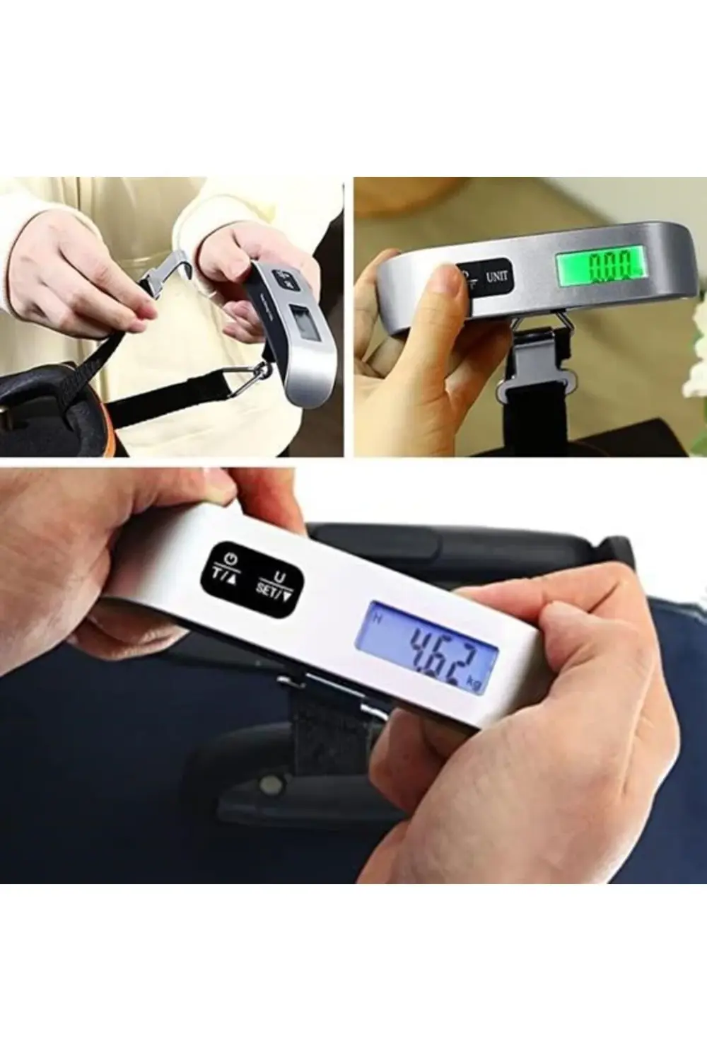 ® Dijital Ekranlı Valiz Kilo Ölçücü Hassas Valiz Tartısı