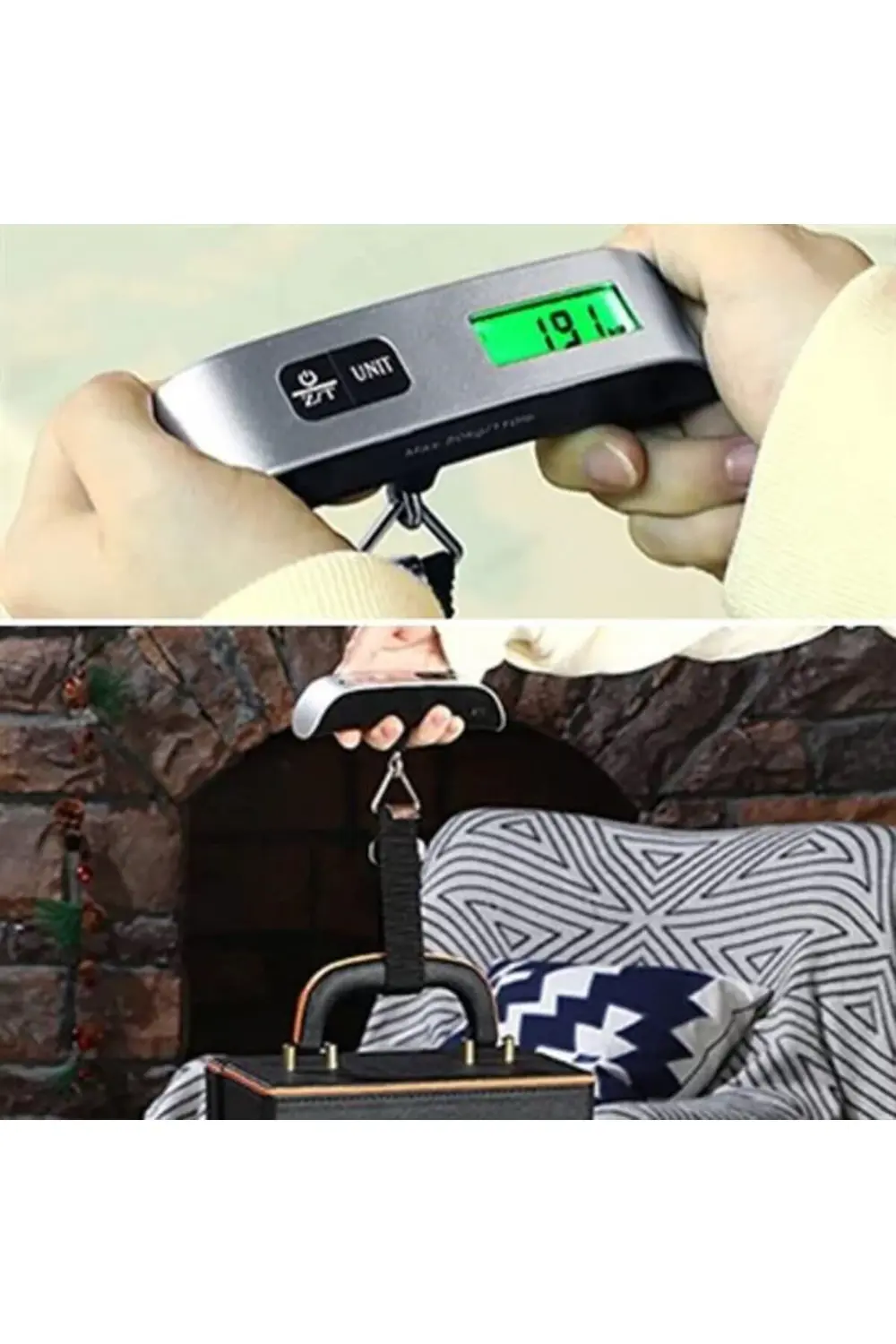 ® Dijital Ekranlı Valiz Kilo Ölçücü Hassas Valiz Tartısı