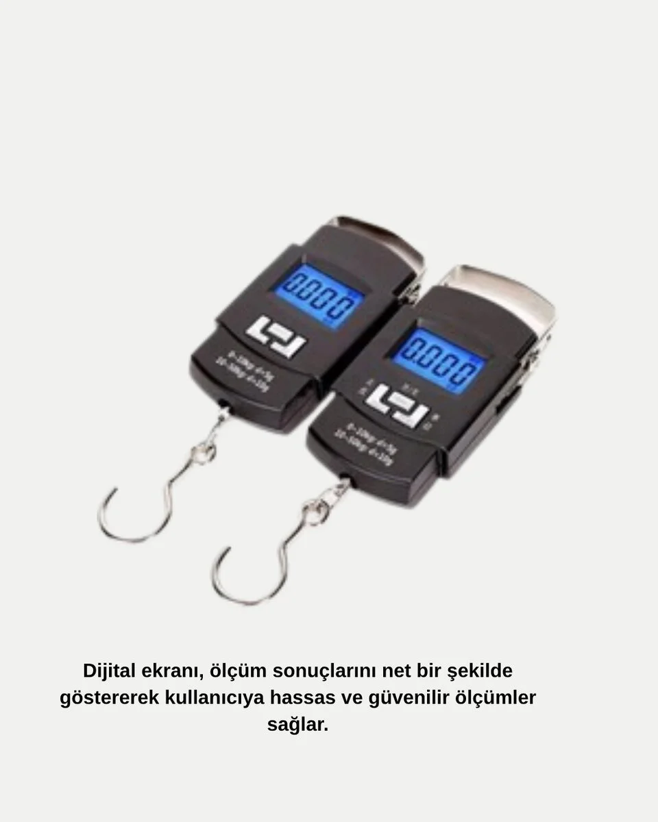 Dijital El Kantarı – 50 Kg Taşıma Kapasiteli Taşınabilir ve Hassas Tartı Cihazı