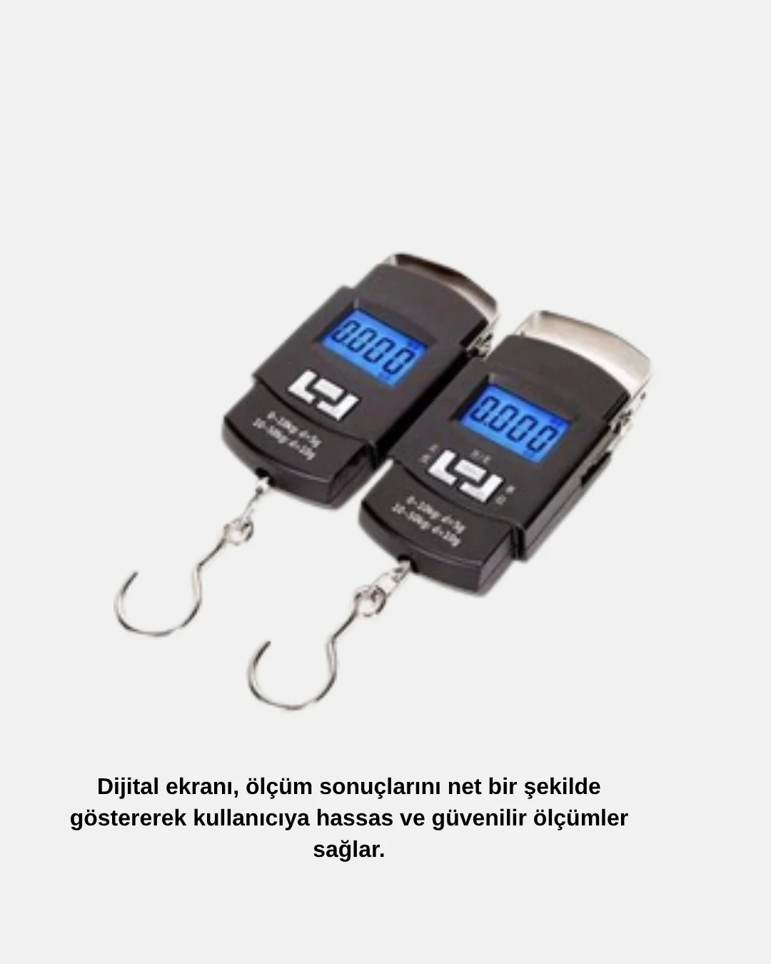 Dijital El Kantarı – 50 Kg Taşıma Kapasiteli, Taşınabilir Hassas Tartı