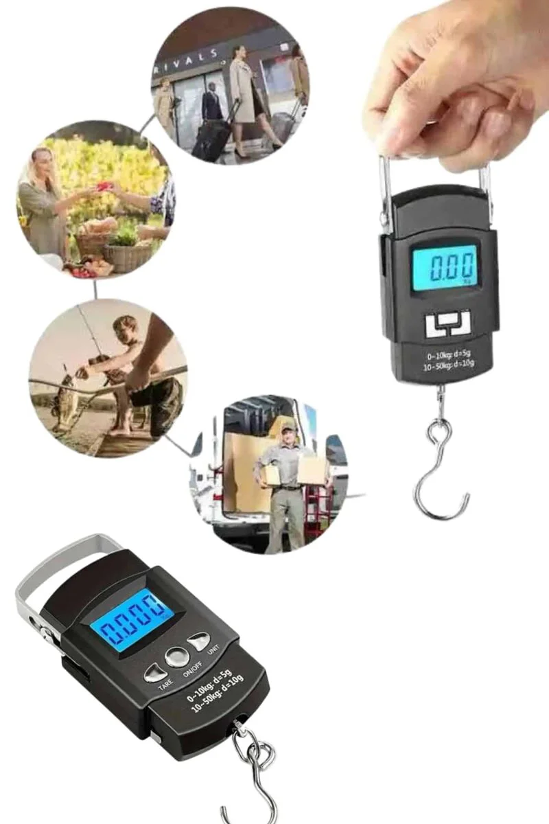 Dijital El Terazisi 50 Kg - Profesyonel El Kantarı, Hassas ve Taşınabilir Tartı