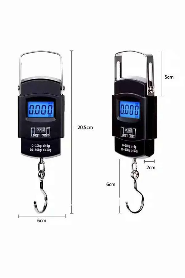 Dijital El Terazisi 50 Kg LCD Ekranlı - Seyahat ve Ev İçin Hafif ve Hassas Çözüm