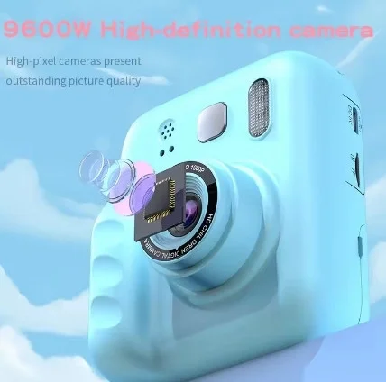 Dijital Fotoğraf Çıkaran Video Kaydedici Taşınabilir Anında Baskı Çıkaran Çocuk Kamerası Mavi Dijital Fotoğraf Çıkaran Video Kaydedici Taşınabilir Anında Baskı Çıkaran Çocuk Kamerası Mavi