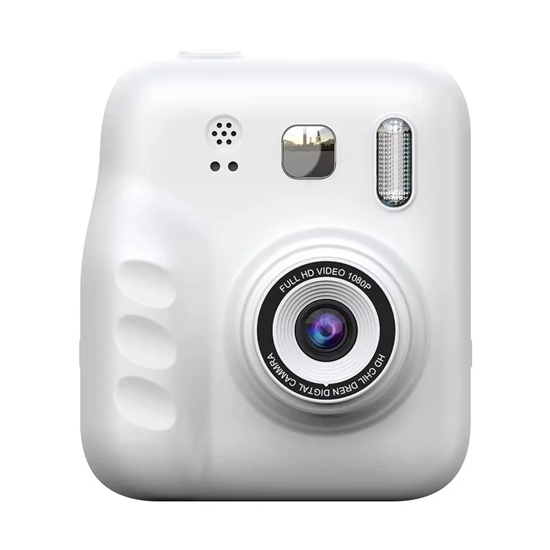 Dijital Fotoğraf Çıkaran Video Kaydedici Taşınabilir Anında Baskı Çıkaran Çocuk Kamerası Beyaz Dijital Fotoğraf Çıkaran Video Kaydedici Taşınabilir Anında Baskı Çıkaran Çocuk Kamerası Beyaz
