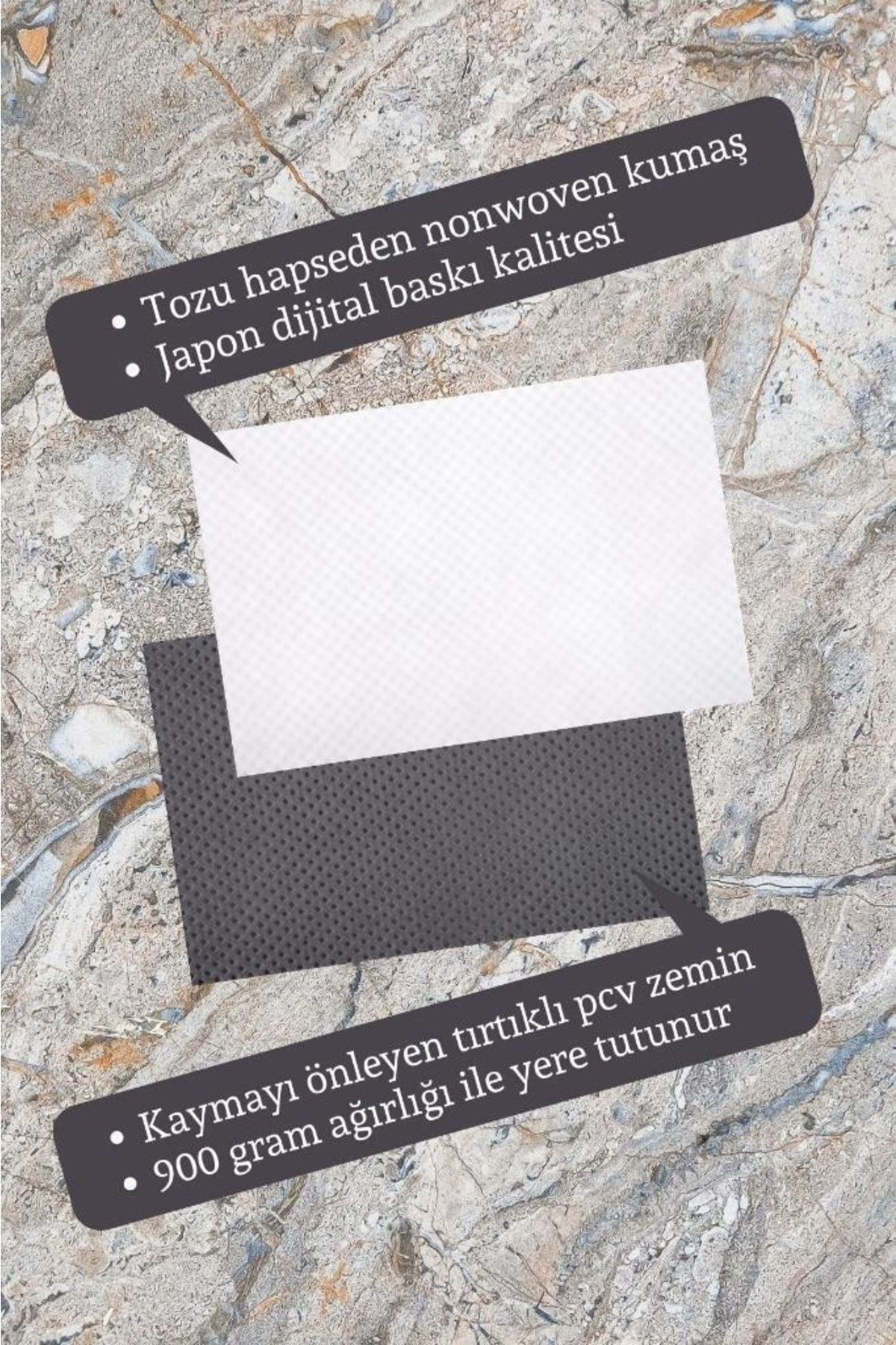 Zavansa Dijital Galaxy Ağaç Mavi Kapi Paspasi Diş Mekan Paspas K-2114