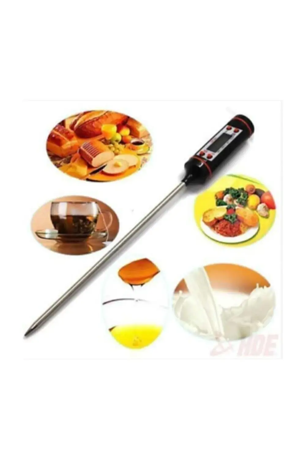 Dijital Gıda Mutfak Termometresi Sıcaklık Ölçer Tp-101 - Termomet