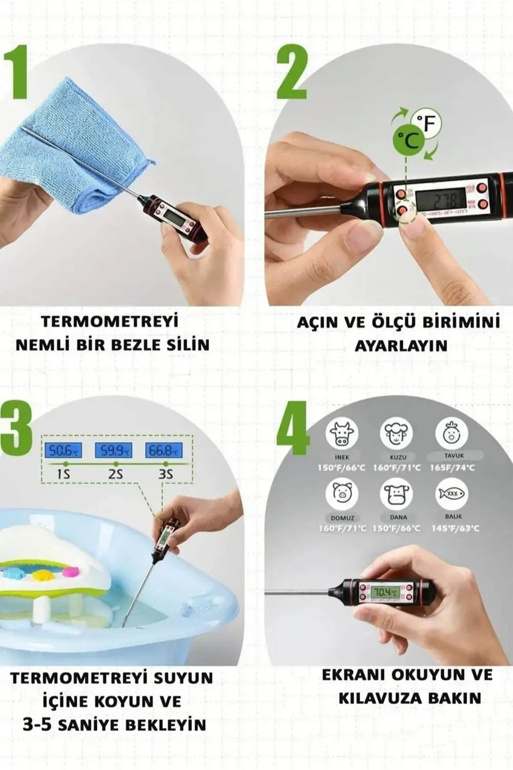 Dijital Gıda Termometresi